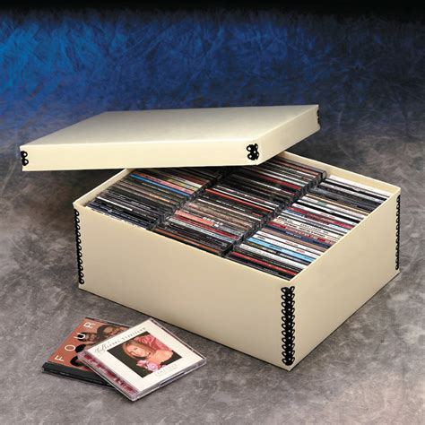 metal edge cd box|CD Bulk Storage Boxes .